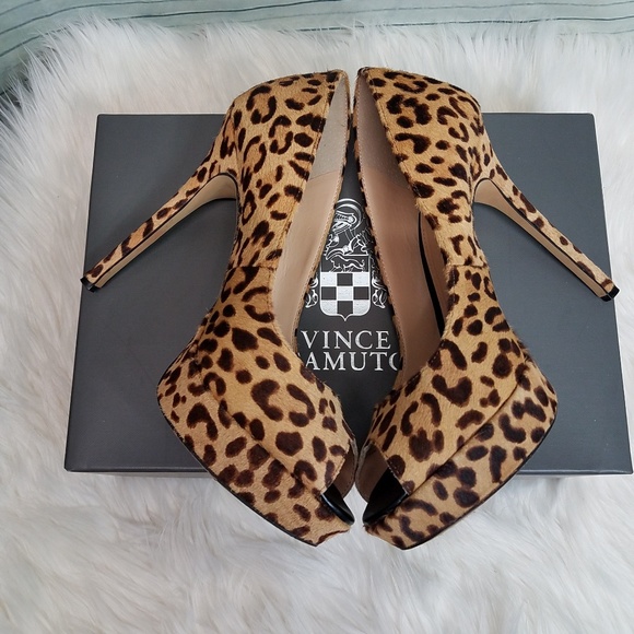 Vince camuto leopard print calf hair size 8 - Picture 7 of 7